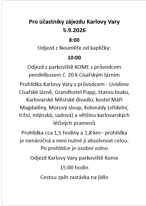 Výlet KV