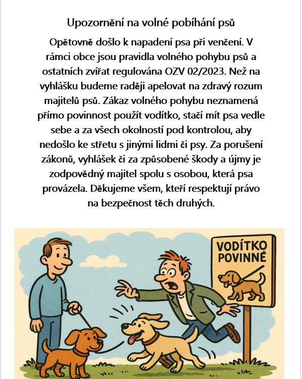 Volný pohyb psů