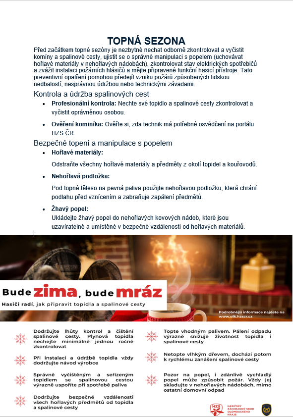 topná sezóna