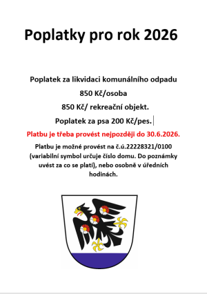 Poplatky 2026